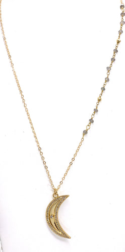 Half moon necklace