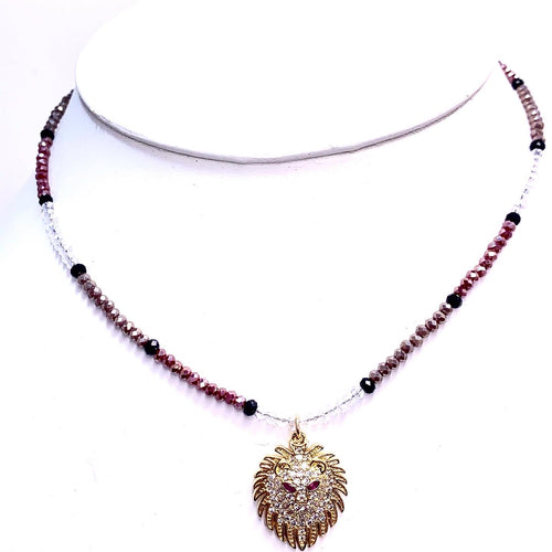 Lion pendant necklace
