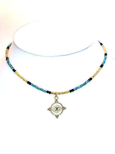 Evil eye necklace