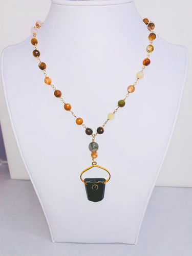 Labradorite pendant necklace