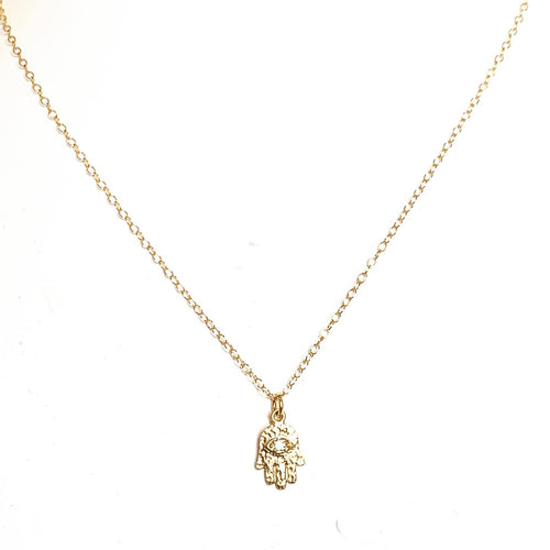 Hamsa pendant necklace